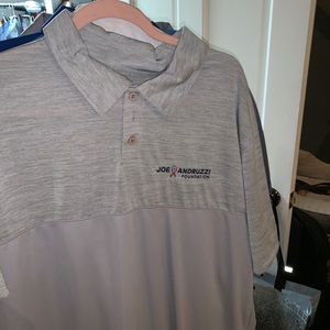 Grey golf shirt